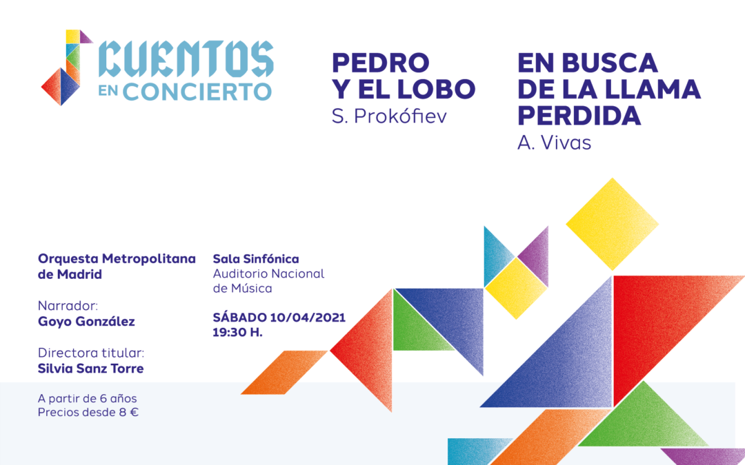 Sábado 10 de abril en el Auditorio Nacional, Cuentos en concierto, el nuevo encuentro con las familias de la Orquesta Metropolitana de Madrid y su directora Silvia Sanz Torre