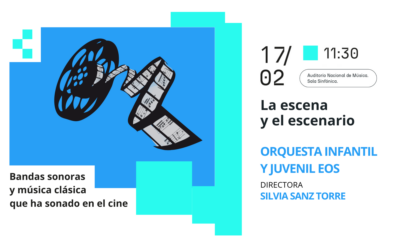 Sábado 17 de febrero, concierto de cine en el Auditorio Nacional con la Orquesta Infantil y Juvenil EOS y la directora Silvia Sanz